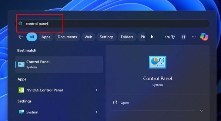 Gỡ ứng dụng trên máy tính bằng control panel