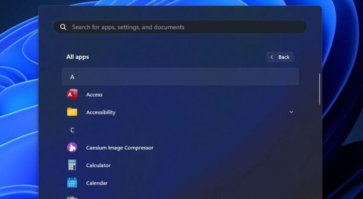 Gỡ ứng dụng trên máy tính từ Menu Start