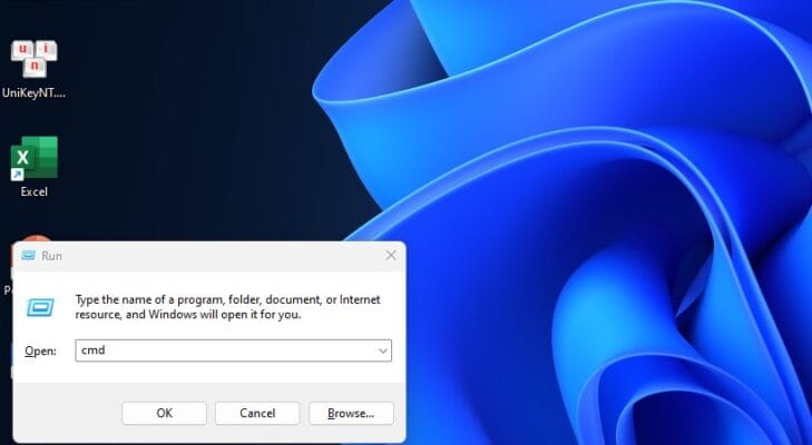 Hướng dẫn Xóa Lệnh In Trên Máy Tính (Windows & macOS) 12 Gõ "cmd" và ấn Enter.