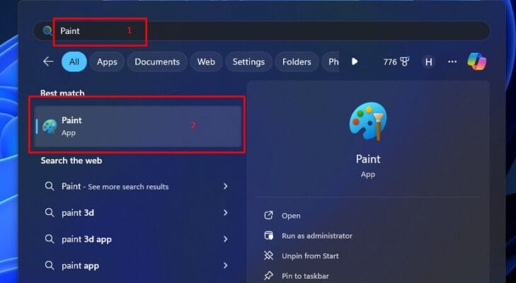 Cắt Ảnh Trên Máy Tính - Hướng dẫn nhanh & đơn giản 10 cắt ảnh trên máy tính: Tìm và mở ứng dụng Paint