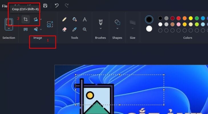 Cắt Ảnh Trên Máy Tính - Hướng dẫn nhanh & đơn giản 13 cắt ảnh trên máy tính: Vào menu Image -> Crop