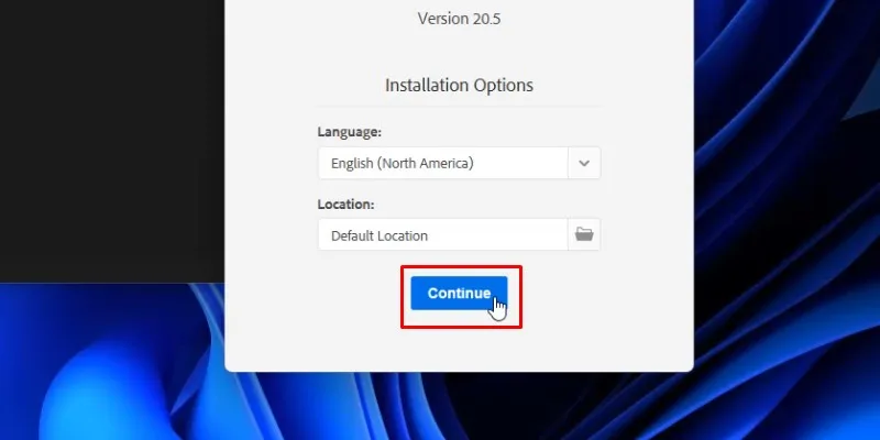 Adobe Animate 2020: Hướng dẫn Tải, Cài đặt & Sử dụng 12 bấm continue