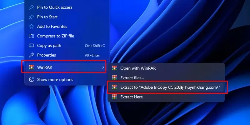 giải nén phần mềm InCopy 2020