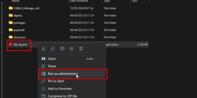 Adobe InDesign CS6: Hướng dẫn tải, cài đặt và mẹo sử dụng 11 chọn run as admin