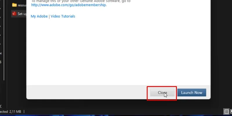 Adobe InDesign CS6: Hướng dẫn tải, cài đặt và mẹo sử dụng 16 Bấm vào close