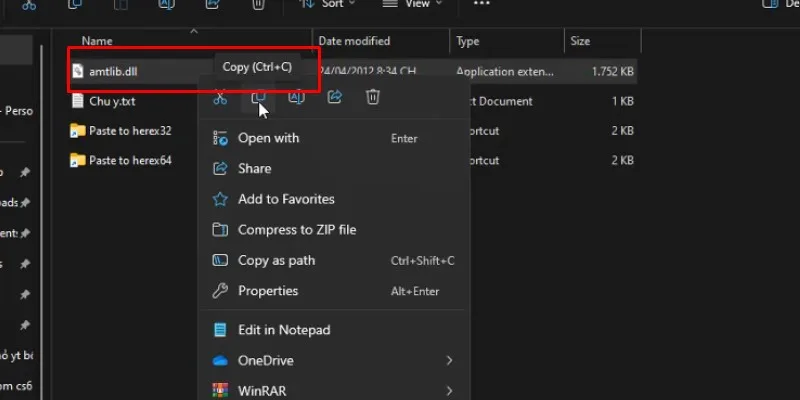 Adobe InDesign CS6: Hướng dẫn tải, cài đặt và mẹo sử dụng 18 Coppy file amtlib.dll như hình