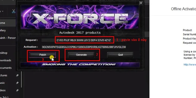3Ds Max 2018 Hướng dẫn cài đặt miễn phí 24 Làm lần lượt theo thứ tự: 1-2-3