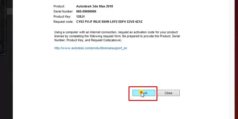 3Ds Max 2018 Hướng dẫn cài đặt miễn phí 27 Nhấn Black