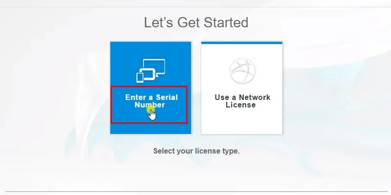 3Ds Max 2018 Hướng dẫn cài đặt miễn phí 16 Bấm vào Enter a Serial Number
