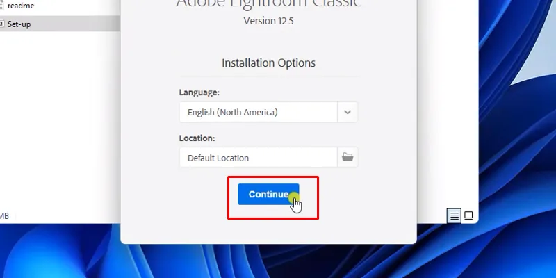 Lightroom 2023 Tải - Cài đặt Và Kích hoạt 12 Bấm Continue