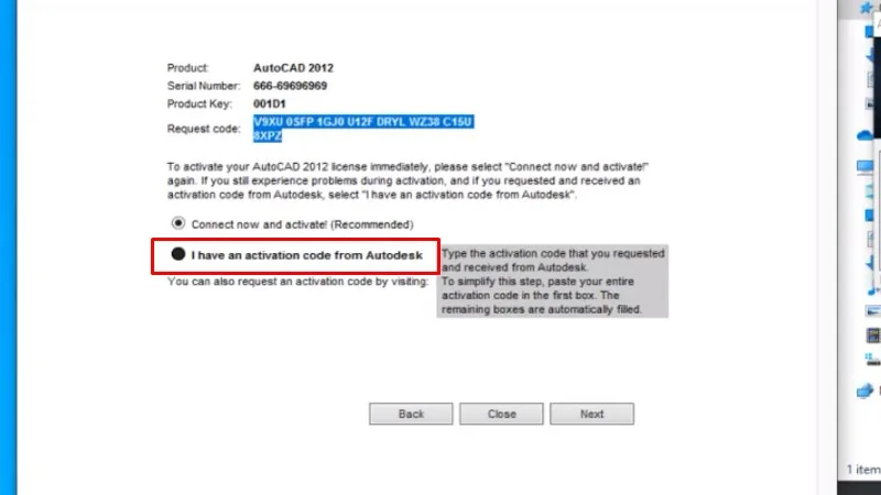 Tích vào I heva an activa.......