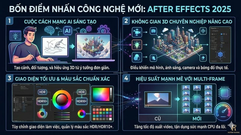 Diem danh cac tinh nang After Effects 2025 dot pha