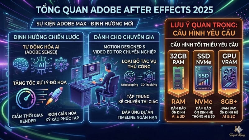 Tổng quan về Adobe After Effects 2025