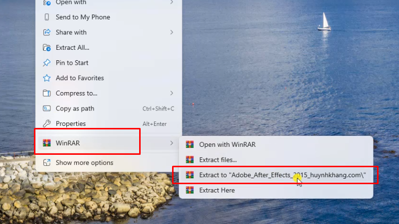 Tải Adobe After Effects 2015 - Hướng dẫn chi tiết 2 Giải nén phần mềm Adobe After Effects 2015