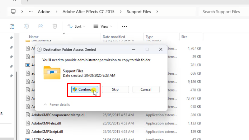 Tải Adobe After Effects 2015 - Hướng dẫn chi tiết 15 Bấm Continue hoàn thành cài đặt và kích hoạt