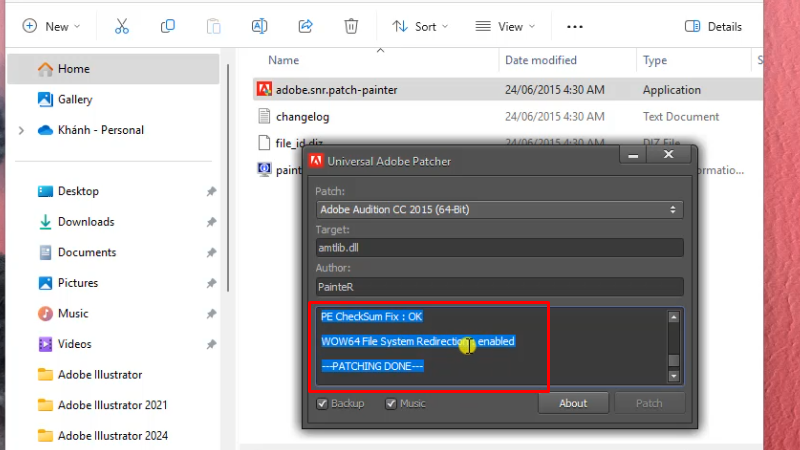 Adobe Audition 2015: Hướng dẫn cài đặt chi tiết 24 Hiện như trong hình là đã cài đặt và kích hoạt thành công