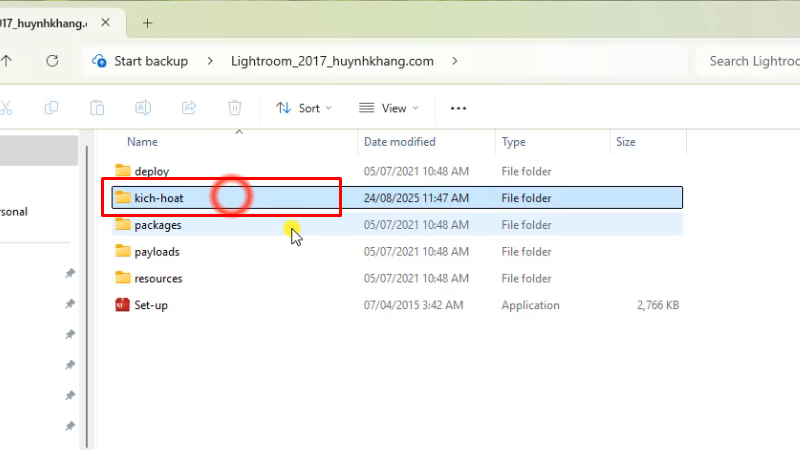 Tải Lightroom 2017: Hướng Dẫn Cài chi tiết 44 Vào thư mục kich-hoat
