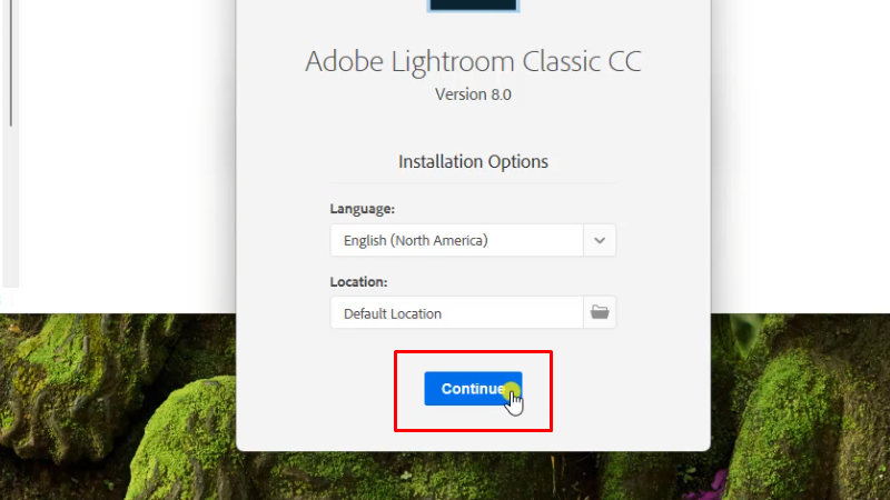 Adobe Lightroom 2019: Hướng dẫn chi tiết & Tải xuống 29 Bấm Continue