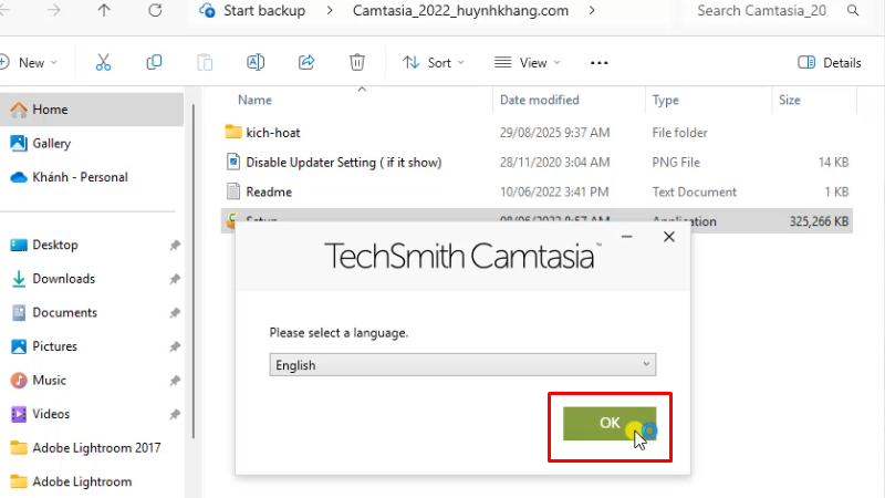 Camtasia 2022: Đơn giản và nhanh chóng nhất 12 Bấm OK