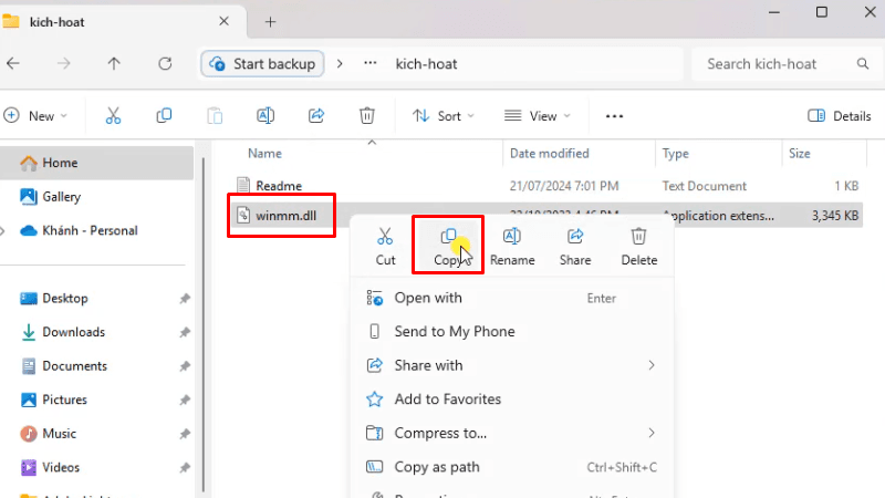 Camtasia 2024: Hướng dẫn chi tiết cài 20 Copy file như hình