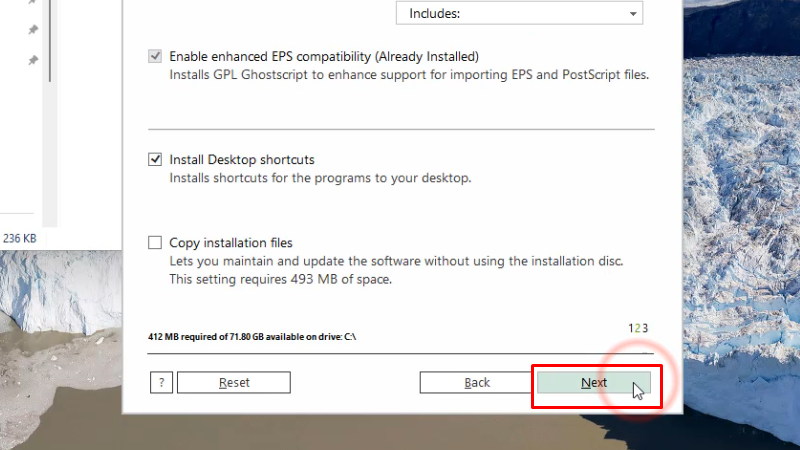 CorelDRAW 2019: Hướng dẫn chi tiết cài đặt 17 Bấm Next