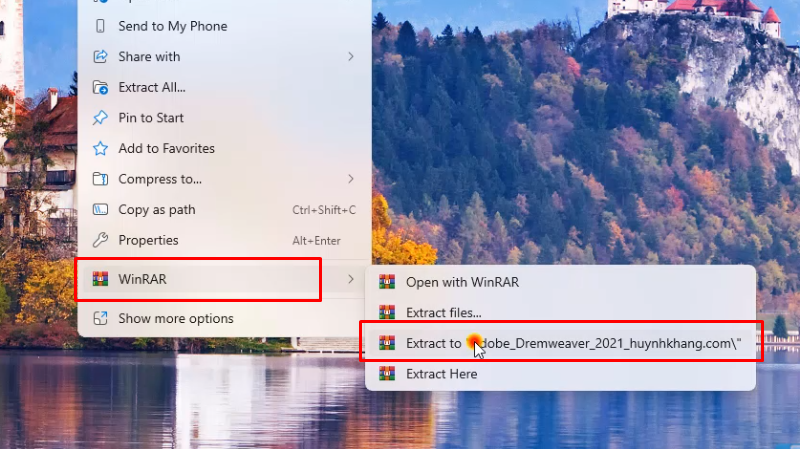 Dreamweaver 2021: Hướng Dẫn Cài Đặt Chi Tiết 9 Giải nén phần mềm Dreamweaver 2021