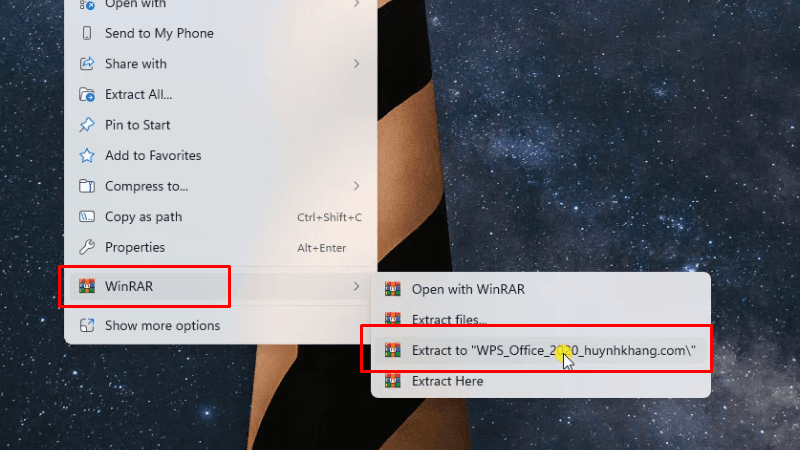 WPS Office 2020: Hướng Dẫn Cài Đặt Chi Tiết 11 Giải nén phần mềm WPS Office 2020