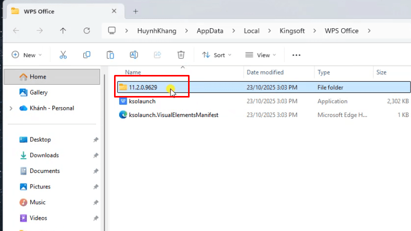 WPS Office 2020: Hướng Dẫn Cài Đặt Chi Tiết 20 Vào thư mục 11.2.0.9629