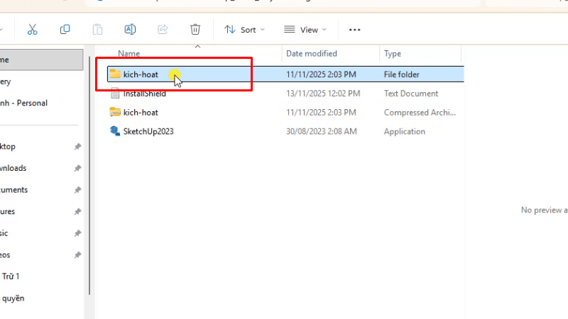 SketchUp 2023: Tính Năng Mới & Hướng Dẫn Chi Tiết 15 Vào thư mục kich-hoat