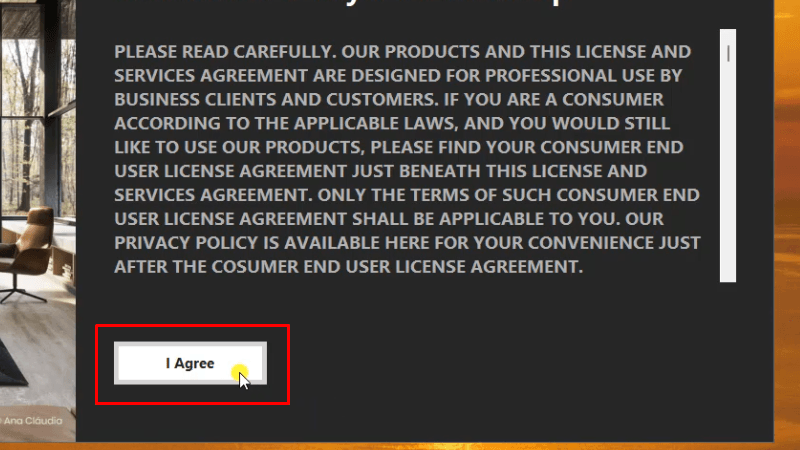 Cài Đặt Vray for Sketchup 2023 Mới Nhất: Hướng Dẫn Chi Tiết 13 Bấm I Agree