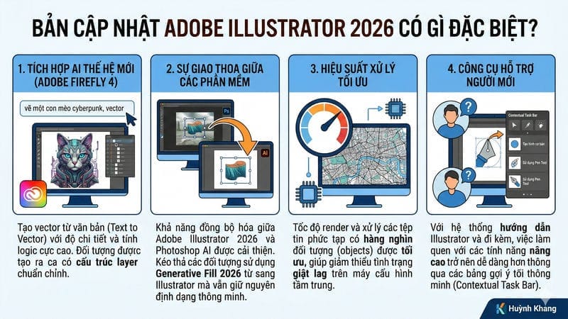 Bản cập nhật Adobe Illustrator 2026 có gì đặc biệt?