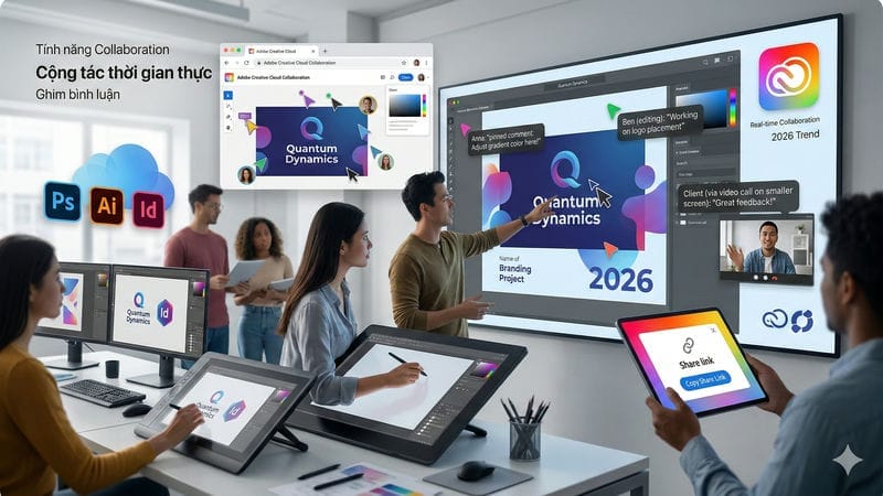 Tính năng Collaboration (Cộng tác thời gian thực)