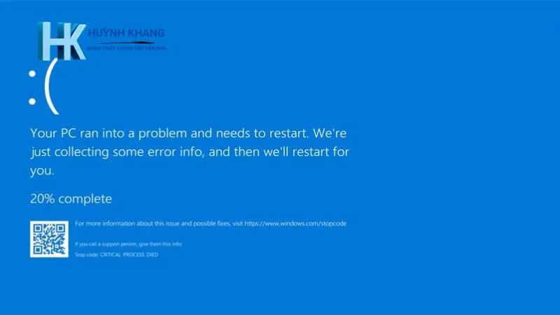 o cung bi loi gay man hinh