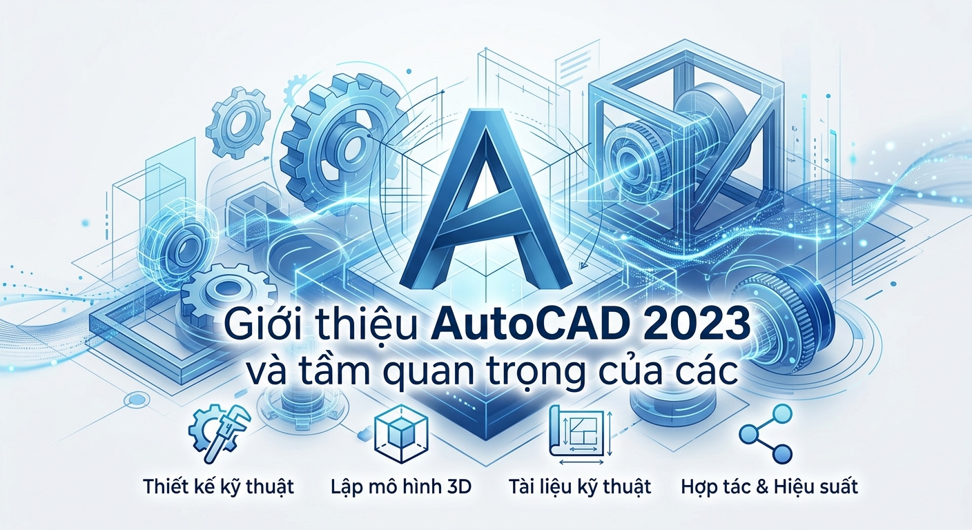Giới thiệu AutoCAD 2023 và tầm quan trọng của các