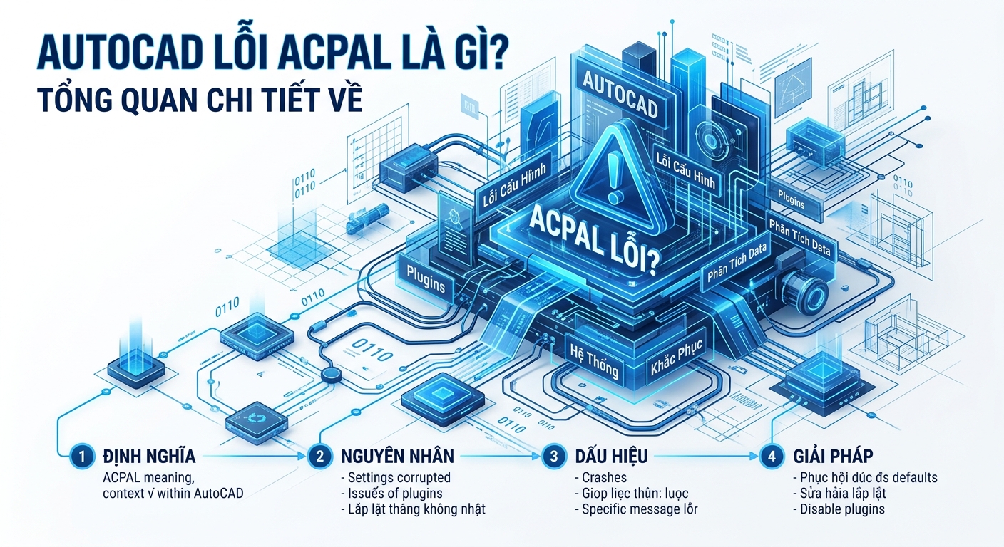 Autocad Lỗi Acpal Là Gì: ? Nguyên nhân & Cách khắc phục chi tiết 9 Autocad lỗi ACPAL là gì? Tổng quan chi tiết về