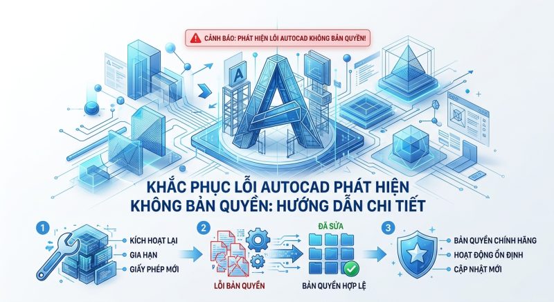 Khắc Phục Lỗi AutoCAD Phát Hiện Không Bản Quyền: Hướng Dẫn Chi Tiết