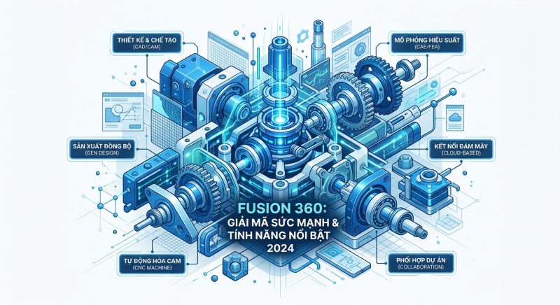 Fusion 360: Giải Mã Sức Mạnh & Tính Năng Nổi Bật 2024