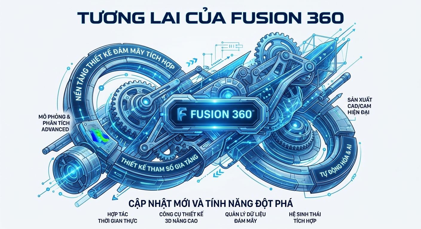 Fusion 360: Giải Mã Sức Mạnh & Tính Năng Nổi Bật 2024 15 Tương lai của Fusion 360 và các cập nhật mới