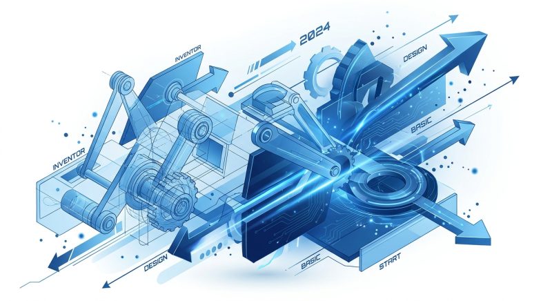 Hướng Dẫn Inventor 2024 Cơ: bản: Bắt đầu thiết kế