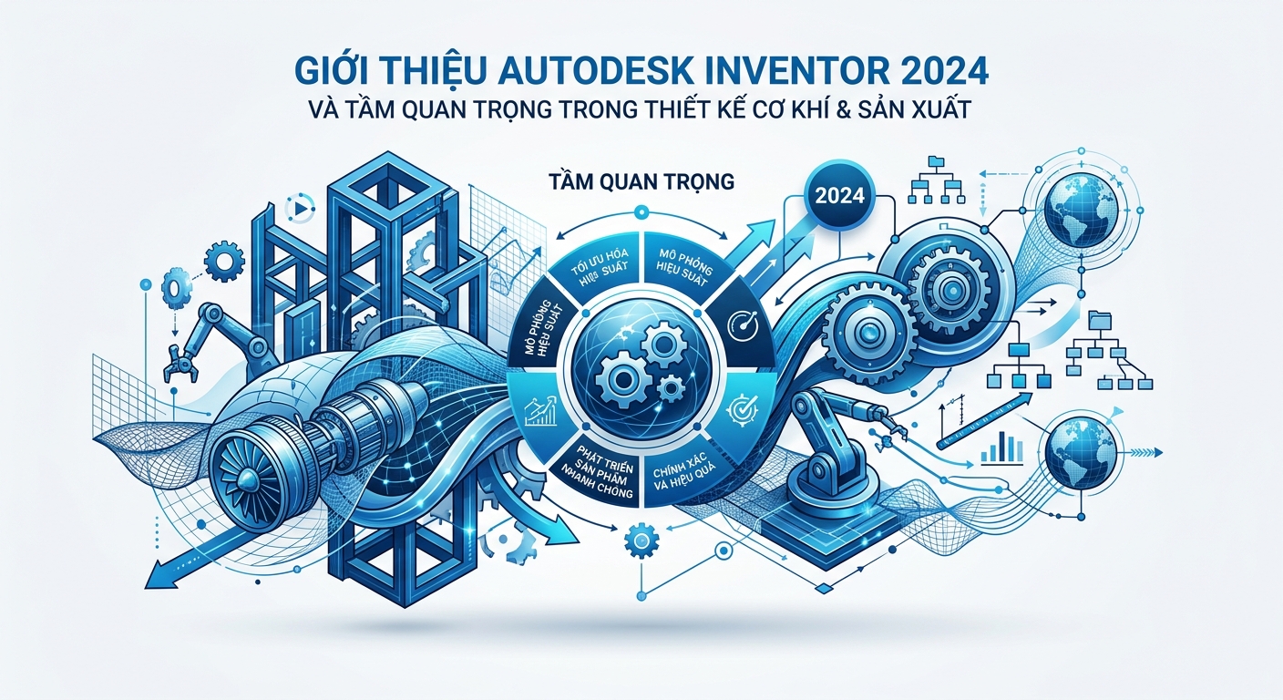 Hướng Dẫn Inventor 2024 Cơ: bản: Bắt đầu thiết kế 3D dễ dàng 10 Giới thiệu Autodesk Inventor 2024 và tầm quan trọng trong