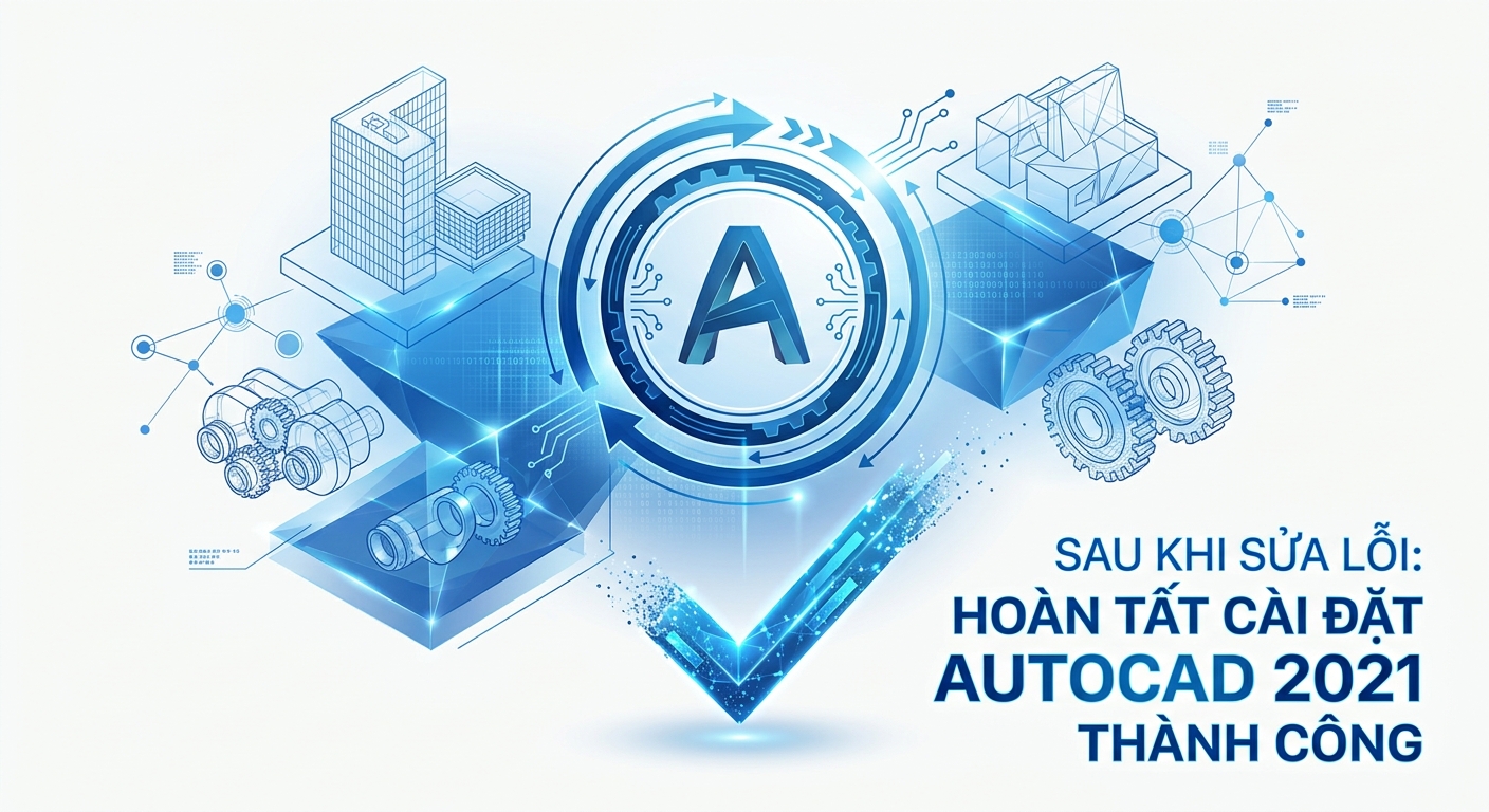 Sửa Lỗi Cài Đặt AutoCAD 2021 Failed: Hướng Dẫn Chi Tiết 13 Sau khi sửa lỗi: Hoàn tất cài đặt AutoCAD 2021 thành công