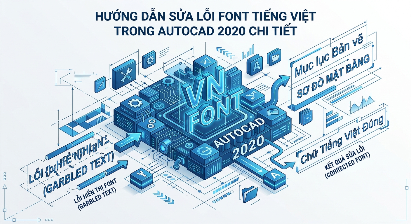 Sửa Lỗi Font Tiếng Việt AutoCAD 2020: Hướng Dẫn Chi Tiết 11 Hướng Dẫn Sửa Lỗi Font Tiếng Việt Trong AutoCAD 2020 Chi Tiết