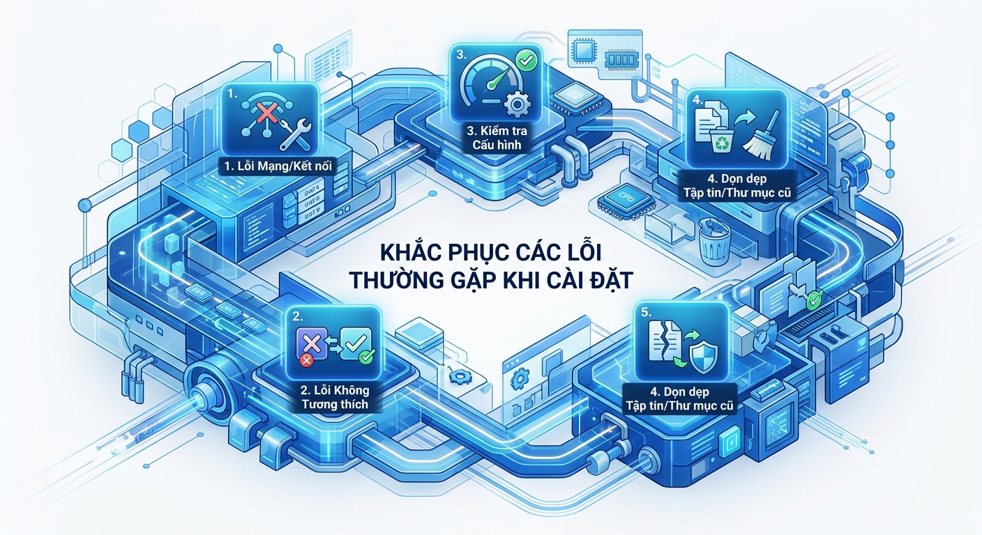 Inventor 2019 Hướng Dẫn Cài: đặt chi tiết từ A-Z cho người mới 14 5. Khắc phục các lỗi thường gặp khi cài đặt