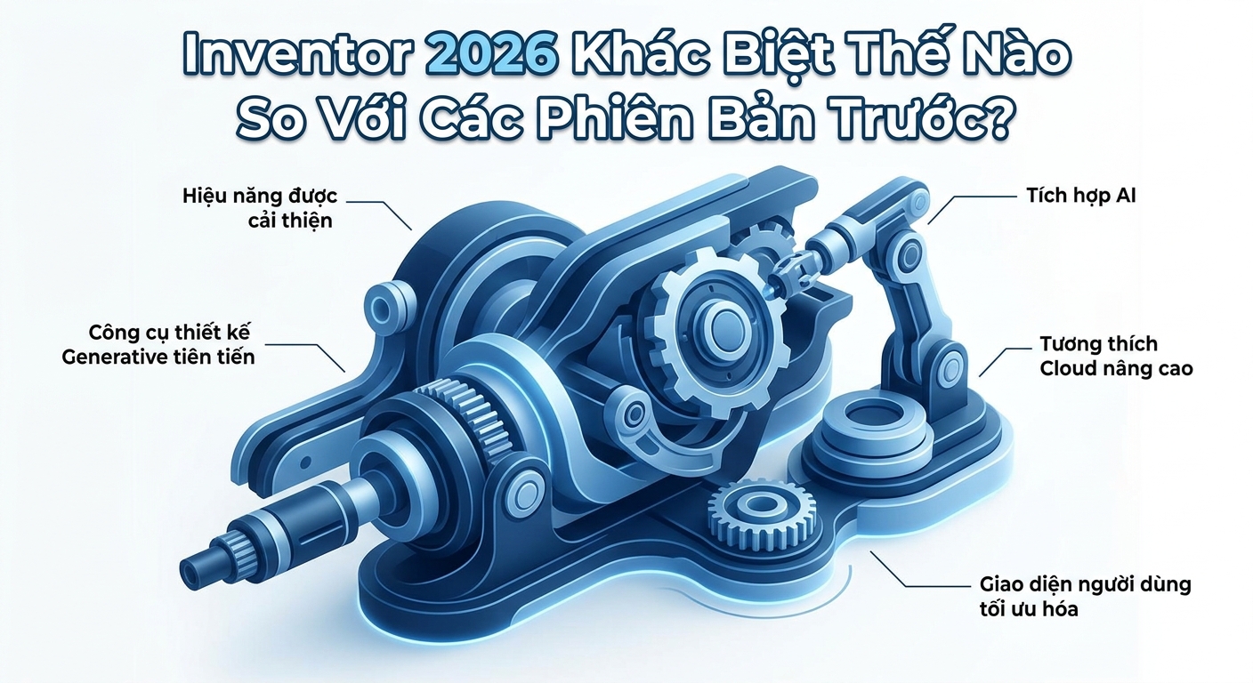 Inventor 2026: Khám Phá Tính Năng Mới & Cải Tiến Đột Phá 13 Inventor 2026 Khác Biệt Thế Nào So Với Các Phiên Bản Trước?