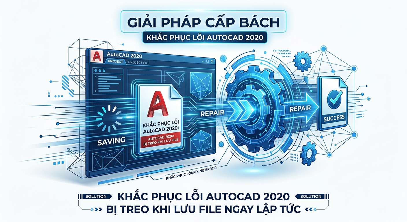Khắc phục lỗi AutoCAD 2020 bị treo khi lưu file hiệu quả 10 Khắc Phục Lỗi AutoCAD 2020 Bị Treo Khi Lưu File Ngay Lập Tức (Giải Pháp Cấp Bách)