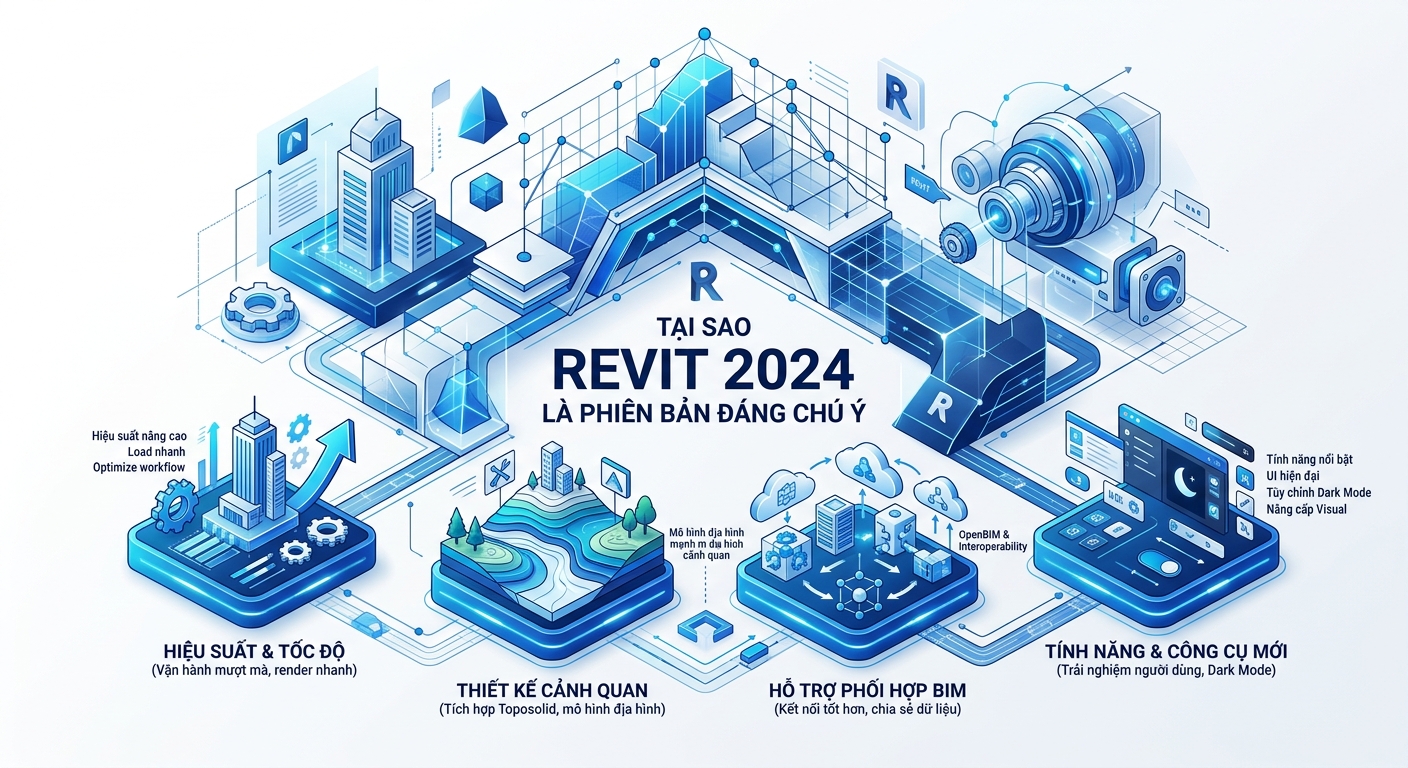 Revit 2024 Tính Năng Mới: Nâng Tầm Thiết Kế BIM Toàn Diện 9 Tại sao Revit 2024 là phiên bản đáng chú ý