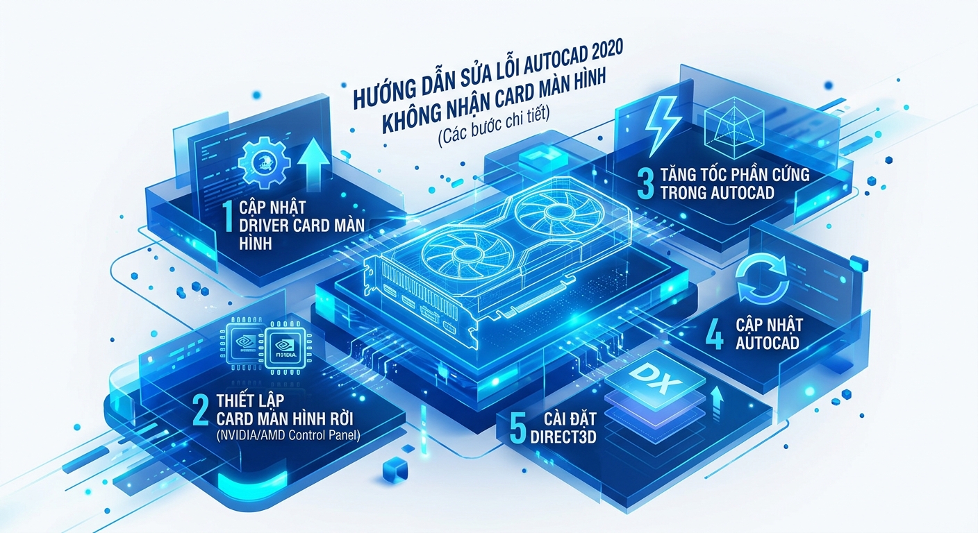 Sửa lỗi AutoCAD 2020 không nhận card màn hình triệt để 11 Hướng dẫn sửa lỗi AutoCAD 2020 không nhận card màn hình (Các bước chi tiết)