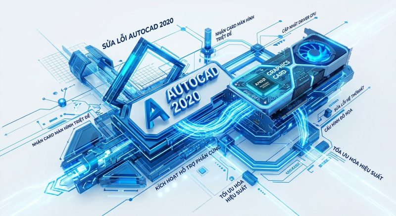 Sửa lỗi AutoCAD 2020 không nhận card màn hình triệt để
