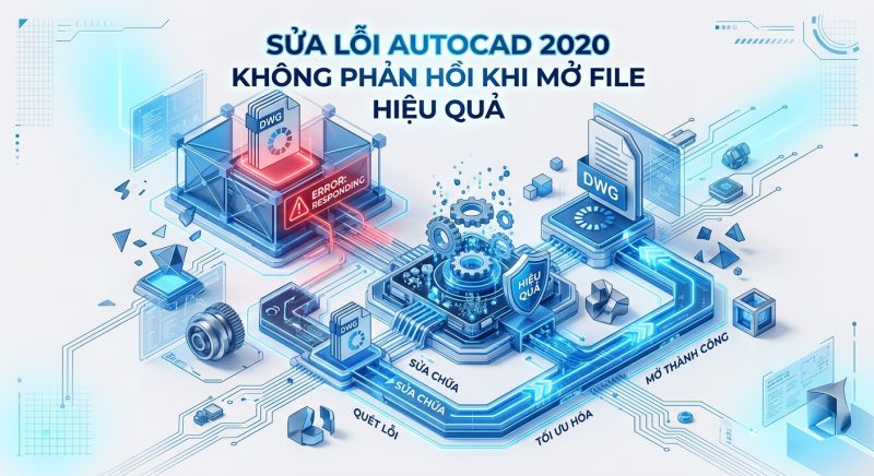 Sửa Lỗi AutoCAD 2020 Không Phản Hồi Khi Mở File Hiệu Quả