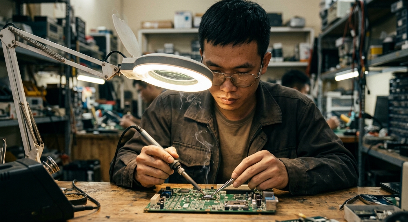 Quy trình Sửa máy tính phường Uyên Hưng chuyên nghiệp